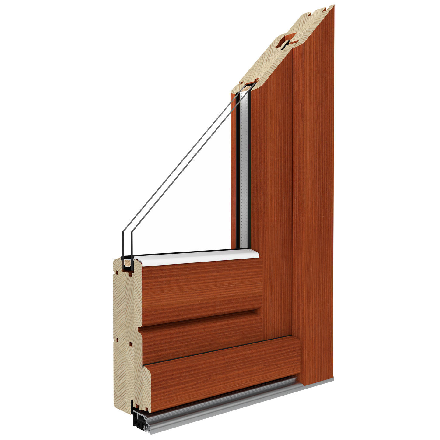 Softline 68 Pine French Doors