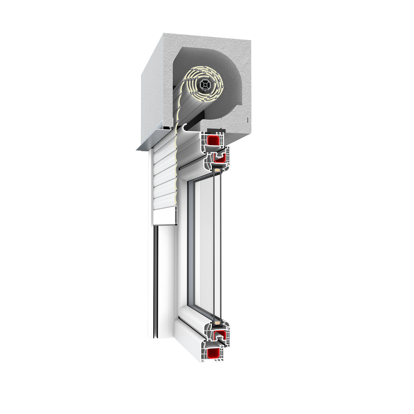 Roller Shutters with Styrofoam Box