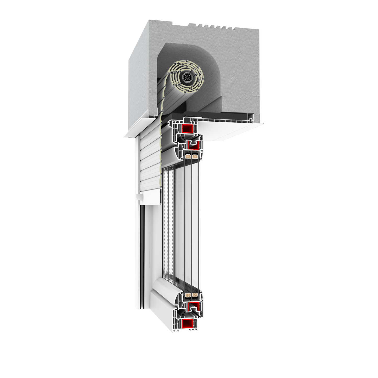 Roller Shutters with Styrofoam Box