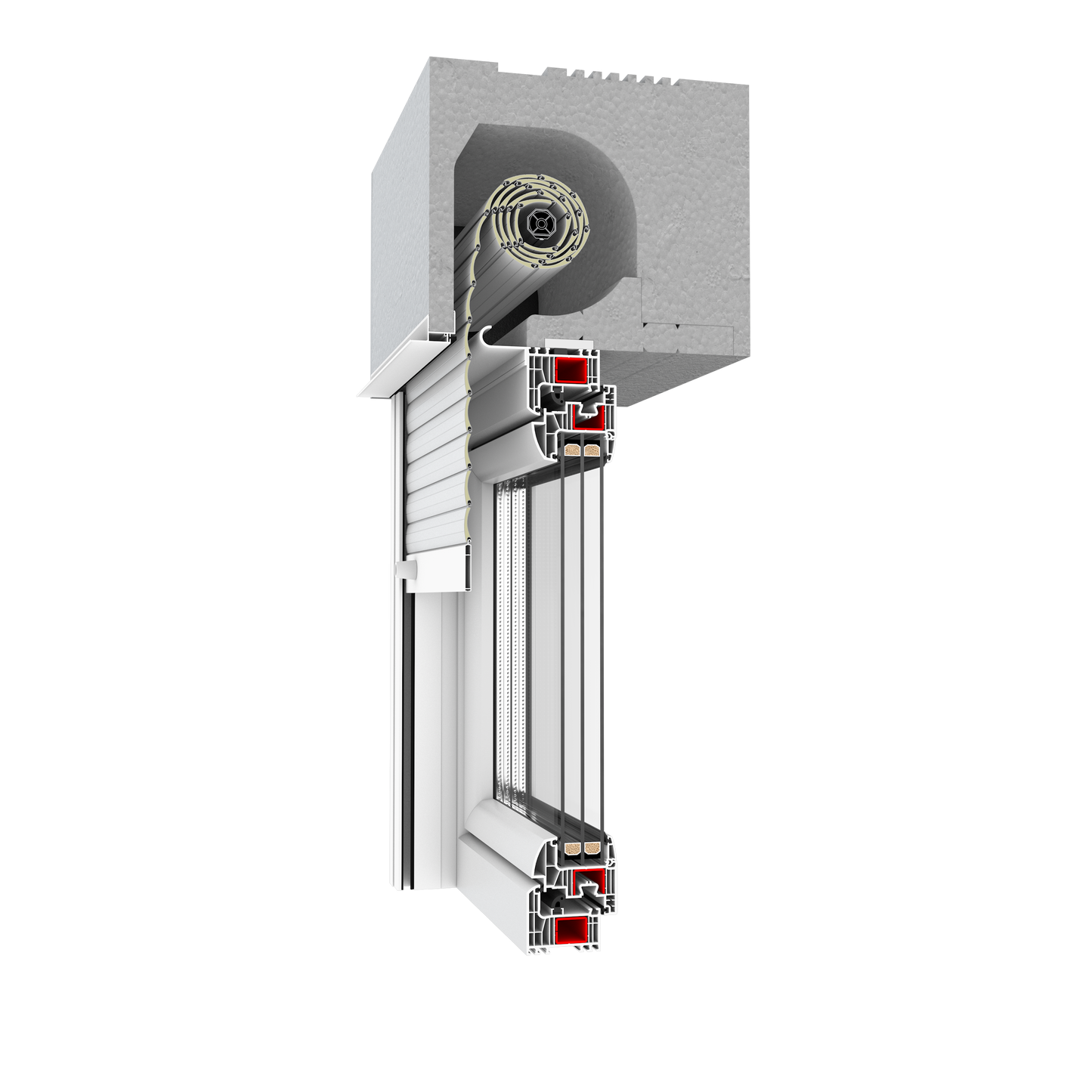 Roller Shutters with Styrofoam Box
