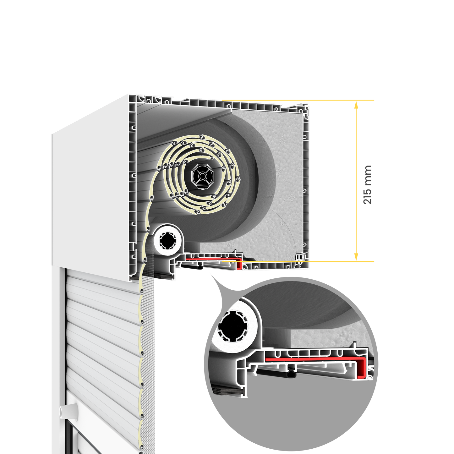 Roller Shutters with Styrofoam Box