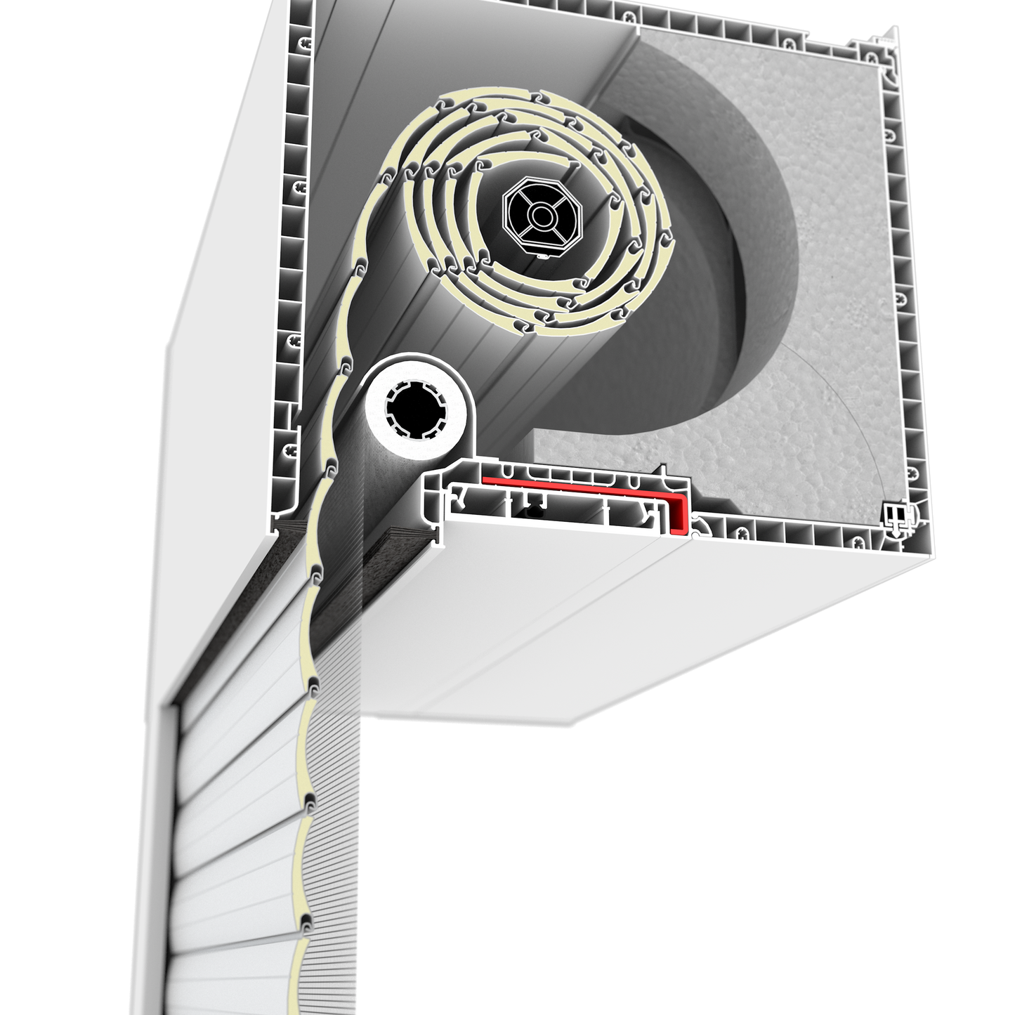 Roller Shutters with Styrofoam Box
