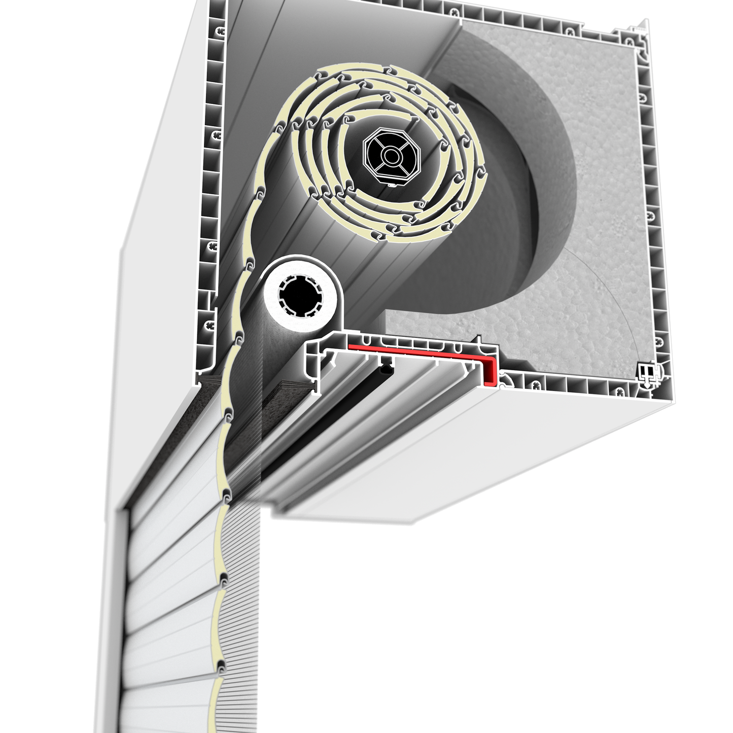 Roller Shutters with Styrofoam Box