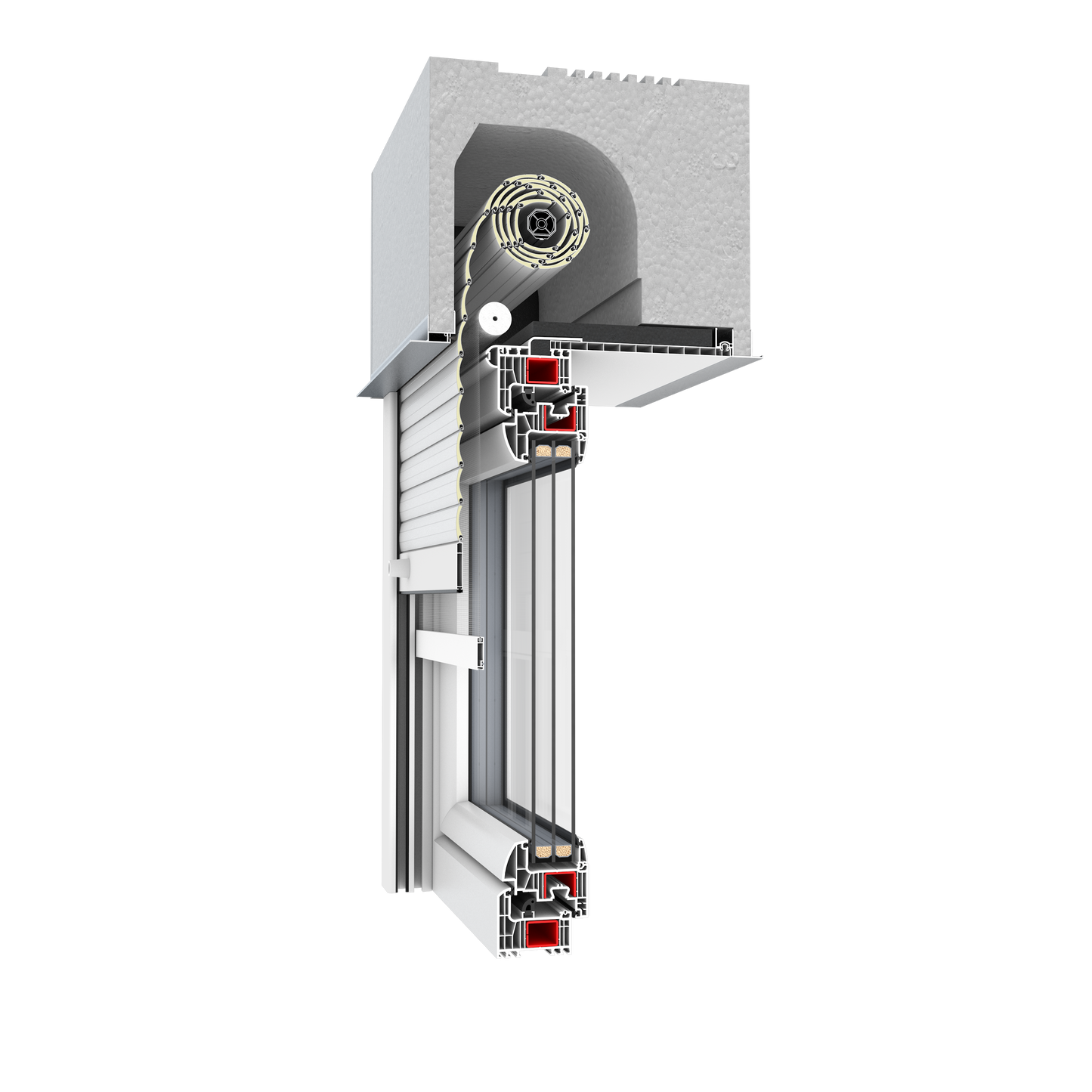 Roller Shutters with Styrofoam Box