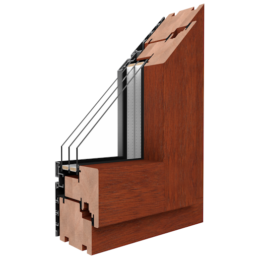 Duoline 68 Meranti Windows