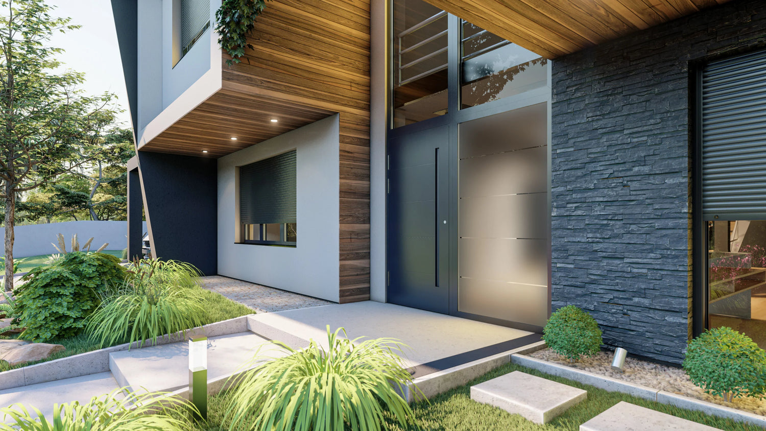 MB86 Composite Panel Front Doors