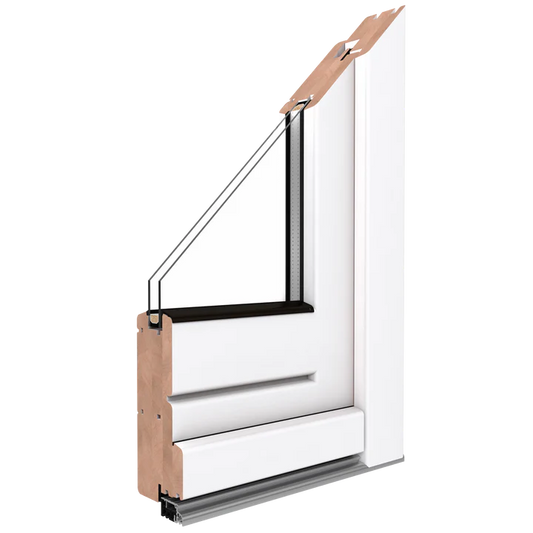 Softline 68 Pine French Doors