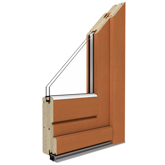 Softline 68 Pine French Doors