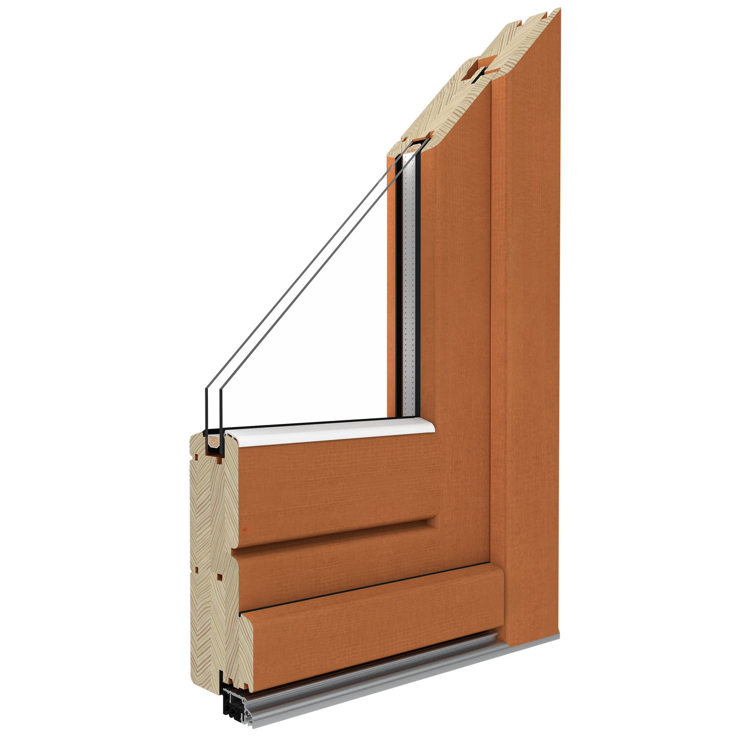 Softline 68 Pine French Doors