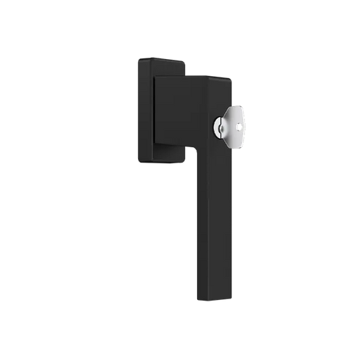 1033 - Window handle with a key - RAL9005