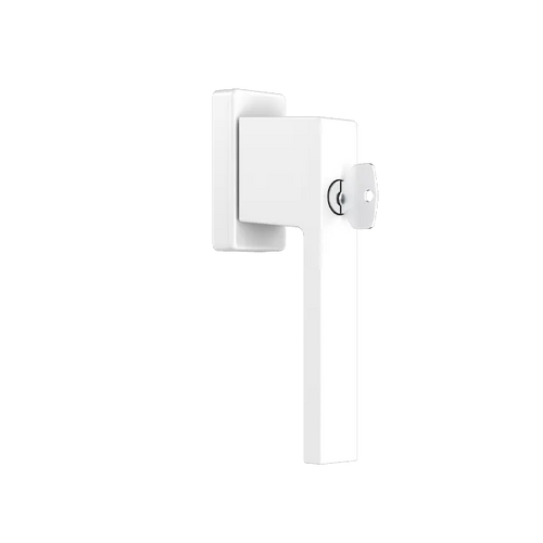 1033 - Window handle with a key - RAL9016