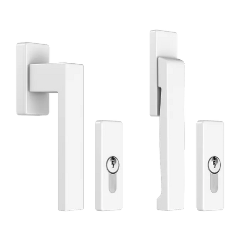 1033 - Balcony door handle - RAL9016