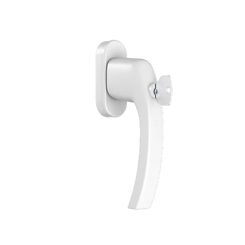 TBT - Window handle with a key - RAL9016