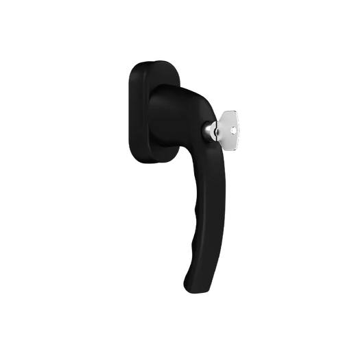 Atlanta - Window handle with a key - RAL9005