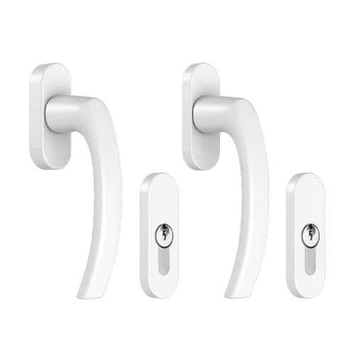 Balcony door handle - RAL9016