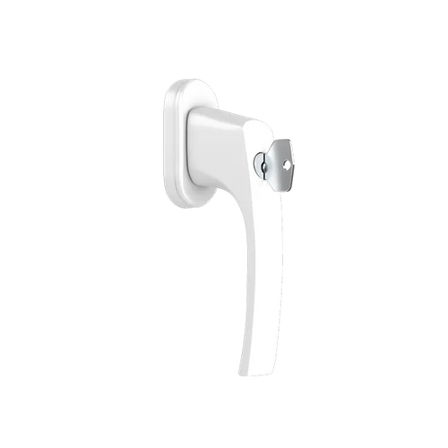 MISTRAL - Window handle with a key - RAL9016