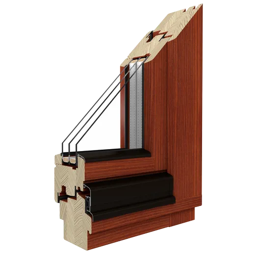 Softline 78 Pine Windows