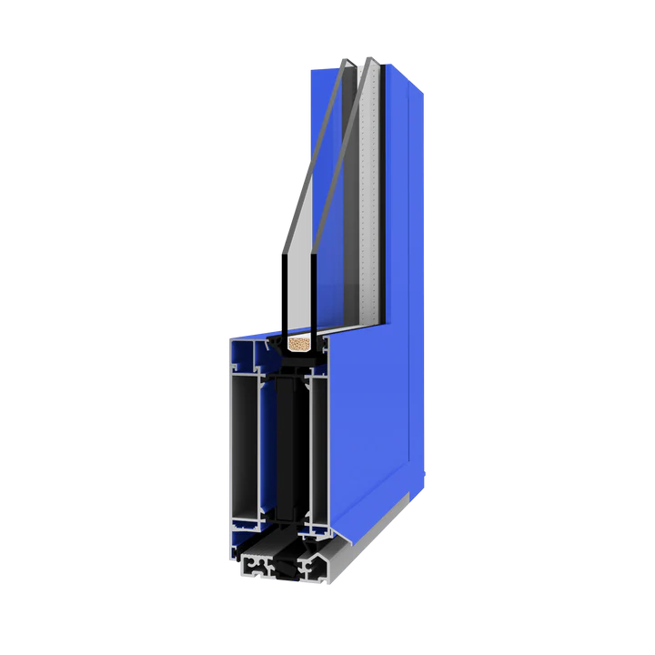 MB70 HI Door TT Door with midrail post side open LR