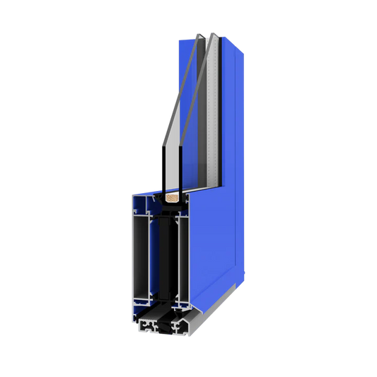 MB70 HI Door TT Door with midrail post side open LR