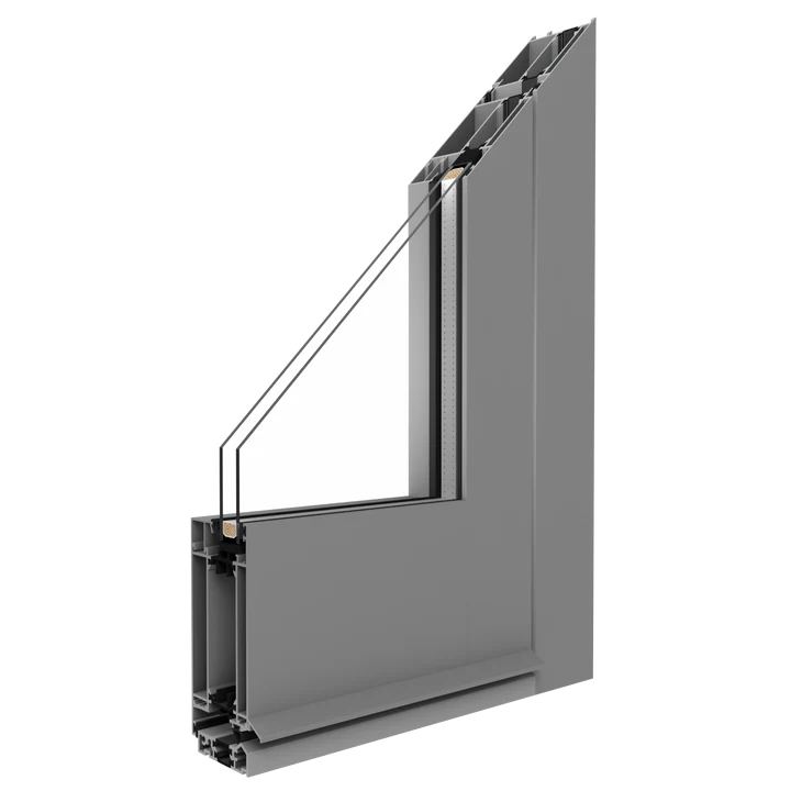 MB70 Door TT side op NO post with midrail LR