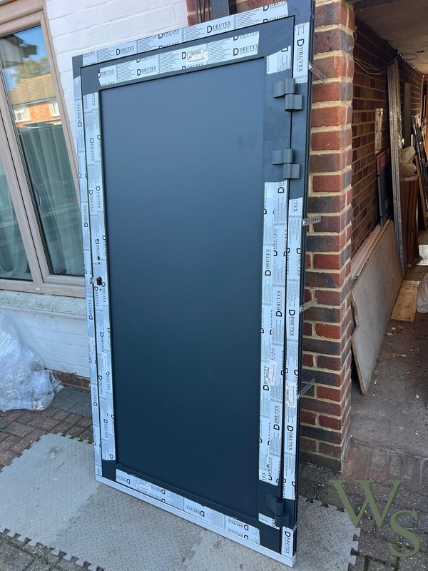 Aluminium Side Door with Mounting Anchors