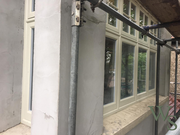 Wooden Victorian Style Square Bay Window Replacement