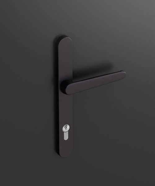 Door handle for roller shutter (brown)