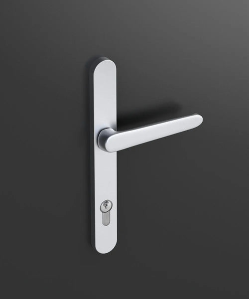 Door handle for roller shutter (silver)