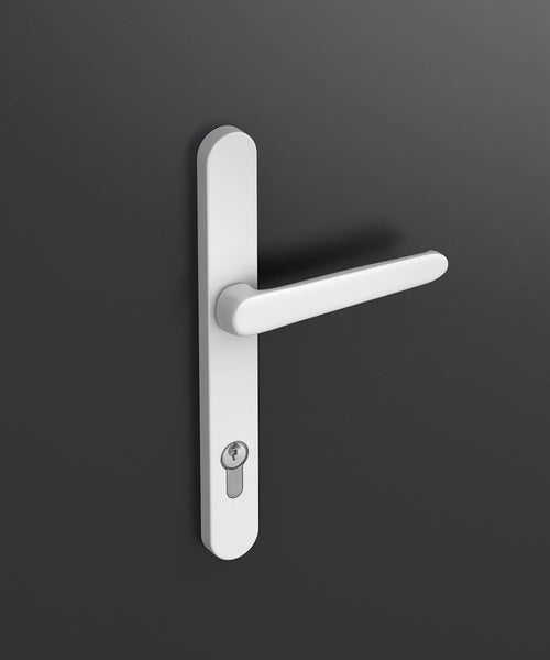 Door handle for roller shutter (white)
