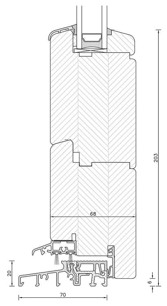 SOFTLINE 68 Front Doors