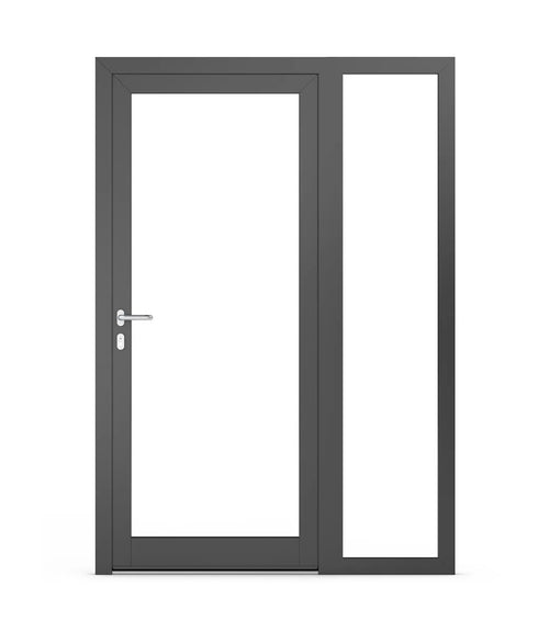 Fanlights in aluminium doors