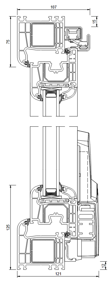 IG5 CLASSIC PSK UPVC Tilt and Glide Patio doors