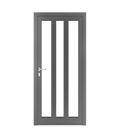 Spacers in aluminium doors