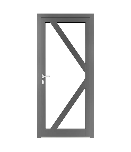 Spacers in aluminium doors