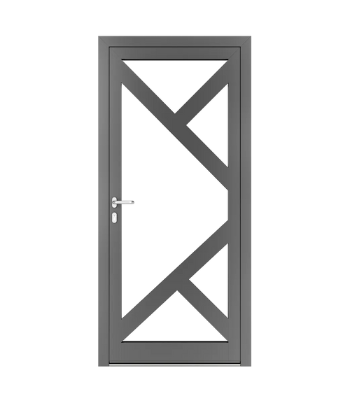Spacers in aluminium doors