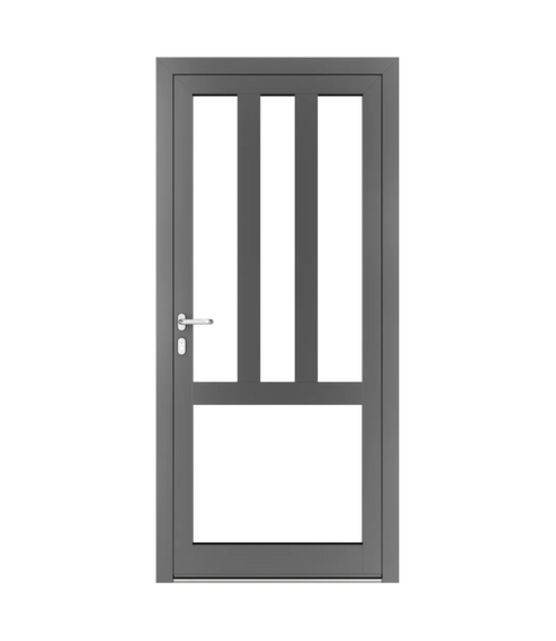 Spacers in aluminium doors