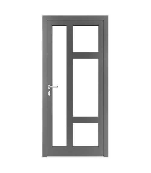 Spacers in aluminium doors