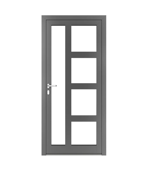 Spacers in aluminium doors