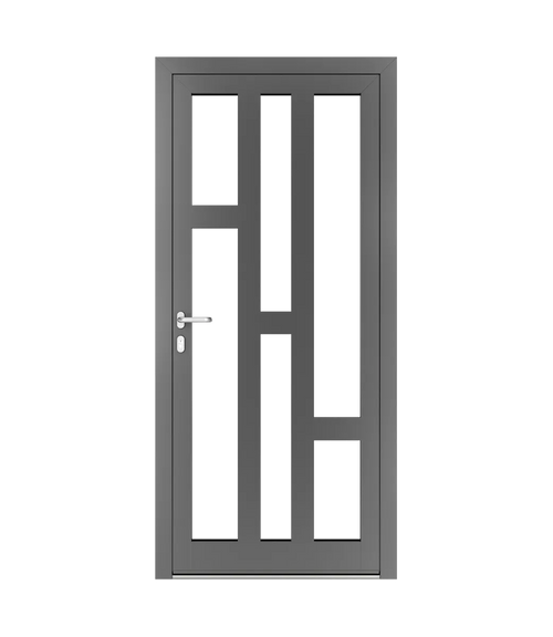 Spacers in aluminium doors