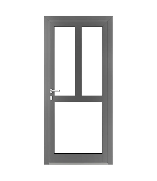 Spacers in aluminium doors
