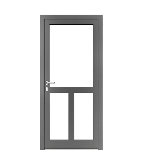 Spacers in aluminium doors