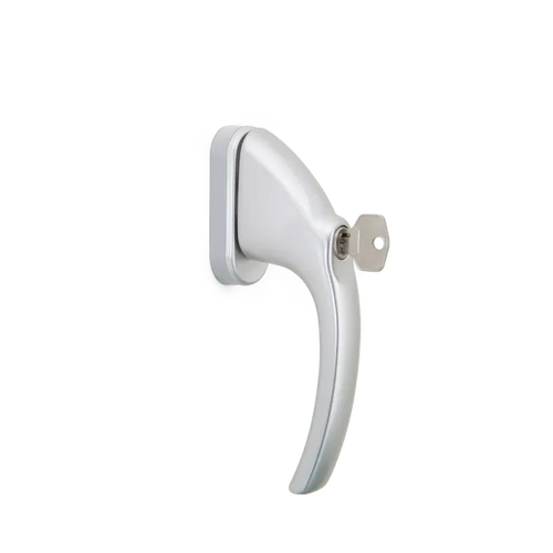 IE - Window handle with a key - silver