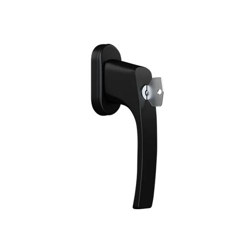 MISTRAL - Window handle with a key - RAL9005