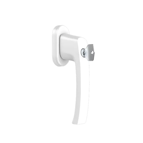 NEVADA - Window handle with a key - RAL9016